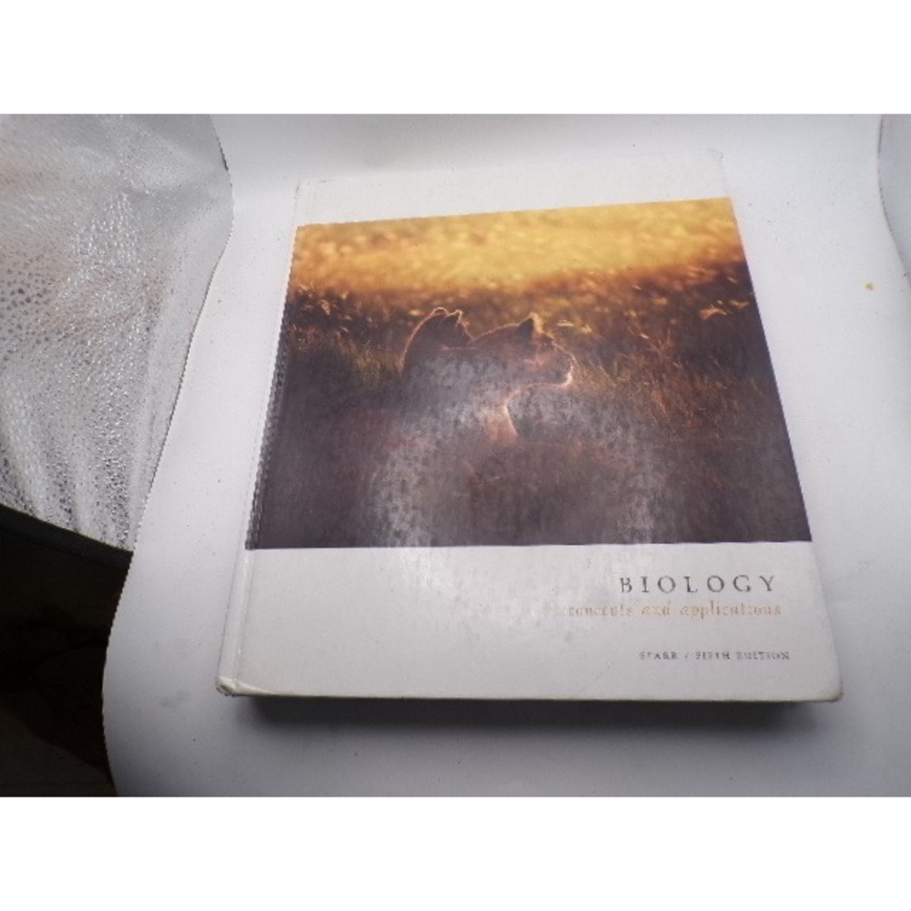 Biology Concepts and Applications 6th Edition‎ Cecie Starr Hardcover 2003 Book